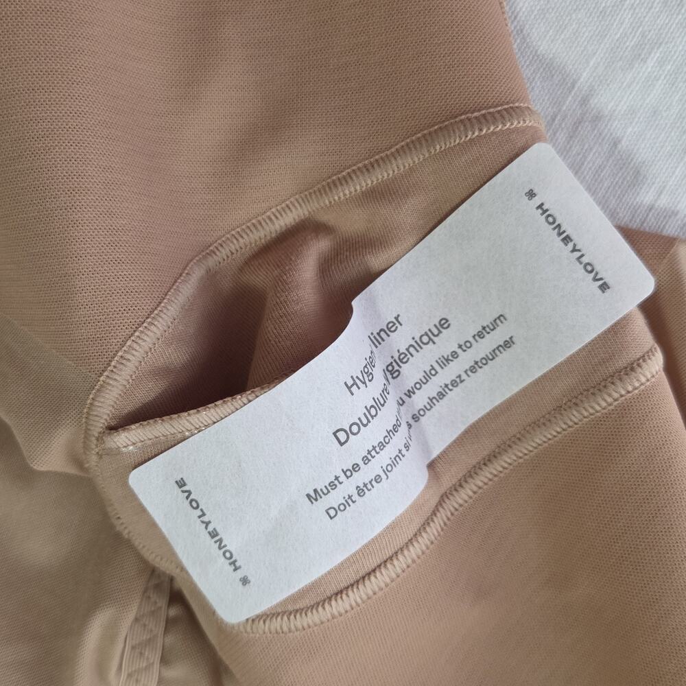 Honeylove SuperPower Short Womens M Sand NWT Shapewear SPST00016 High Waist Scul - Picture 10 of 11